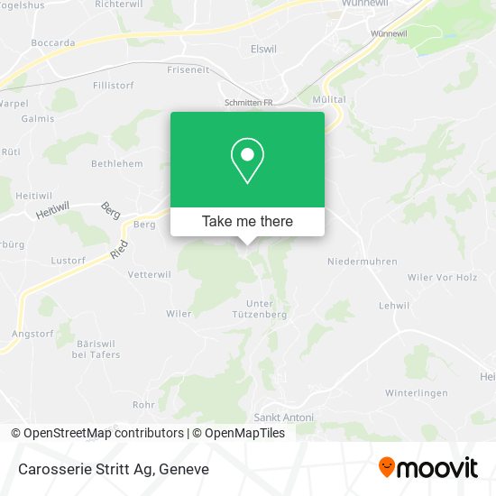 Carosserie Stritt Ag map