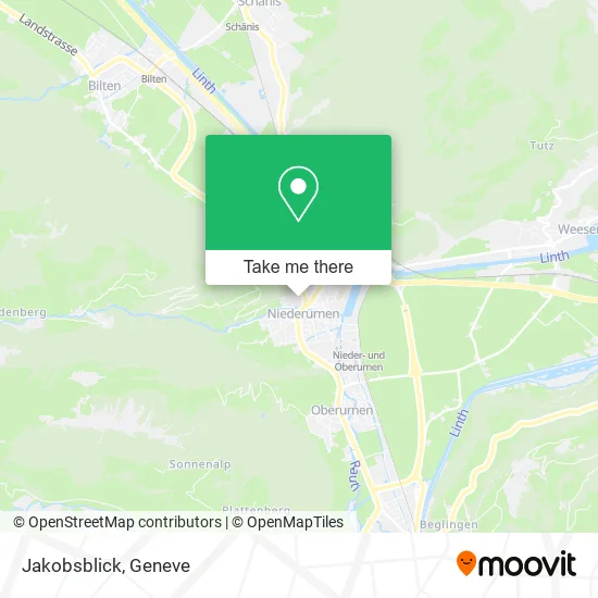 Jakobsblick map
