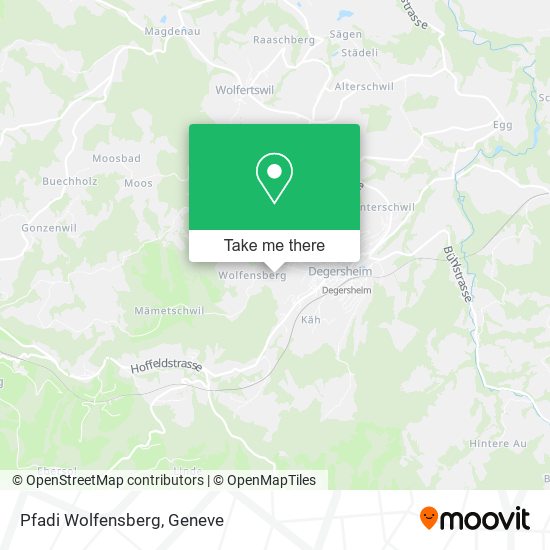 Pfadi Wolfensberg map