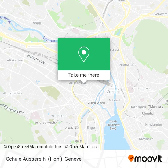 Schule Aussersihl (Hohl) map