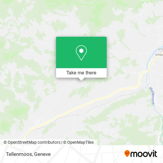 Tellenmoos map
