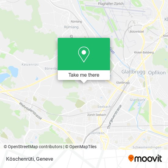 Köschenrüti map
