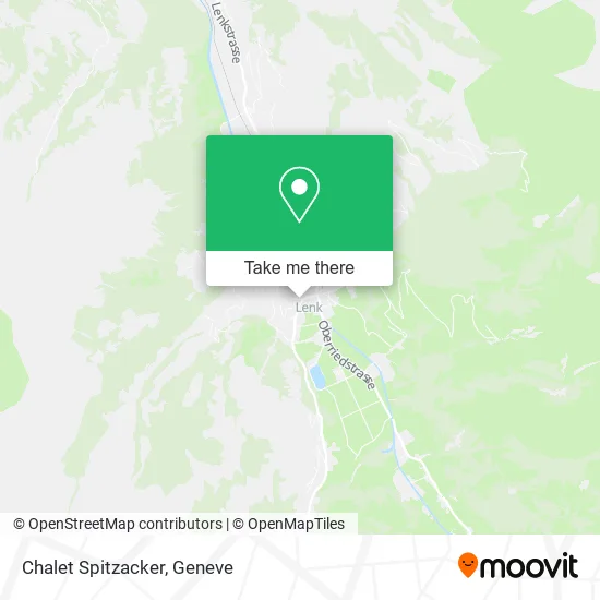 Chalet Spitzacker map