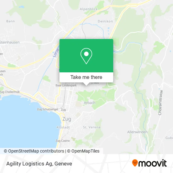 Agility Logistics Ag map