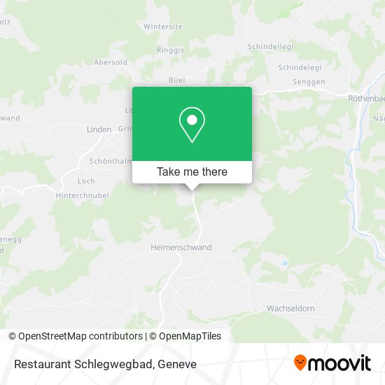 Restaurant Schlegwegbad map