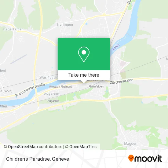 Children's Paradise map