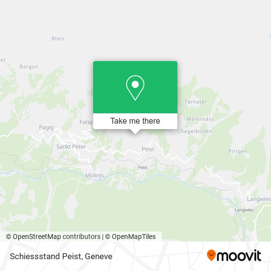 Schiessstand Peist map