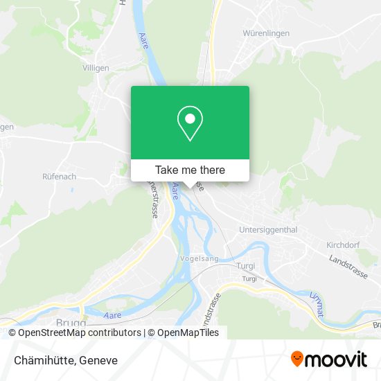 Chämihütte map
