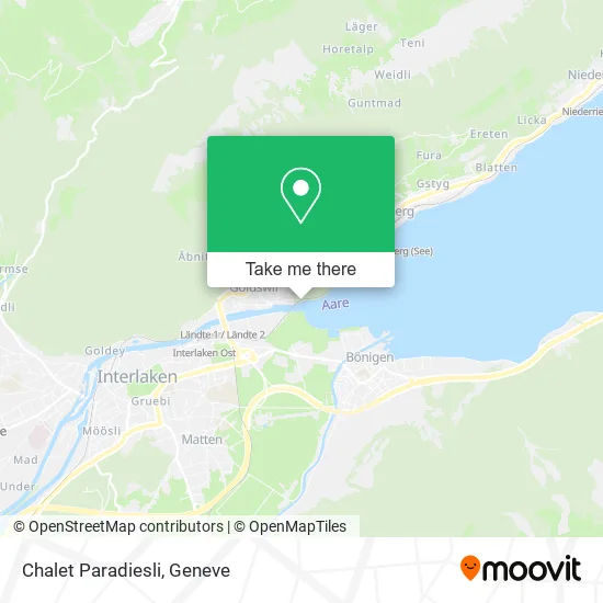 Chalet Paradiesli map