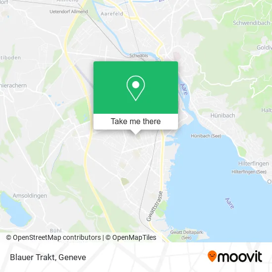 Blauer Trakt map