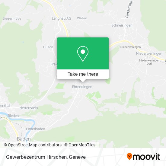 Gewerbezentrum Hirschen map