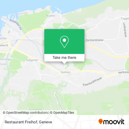 Restaurant Freihof map