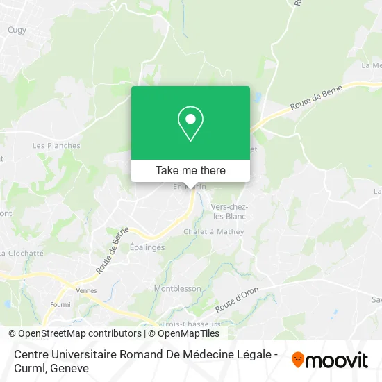 Centre Universitaire Romand De Médecine Légale - Curml map
