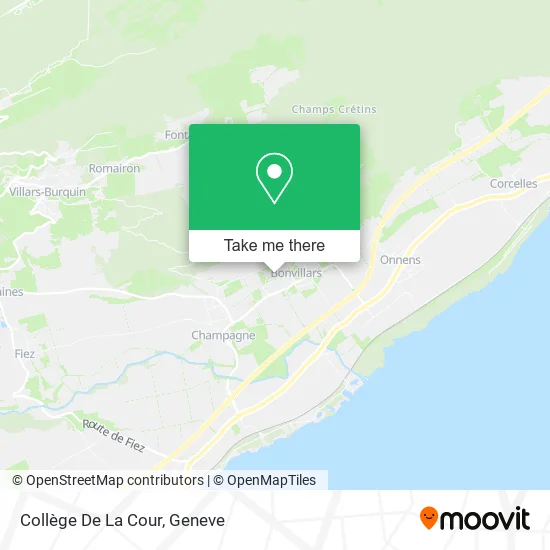 Collège De La Cour map