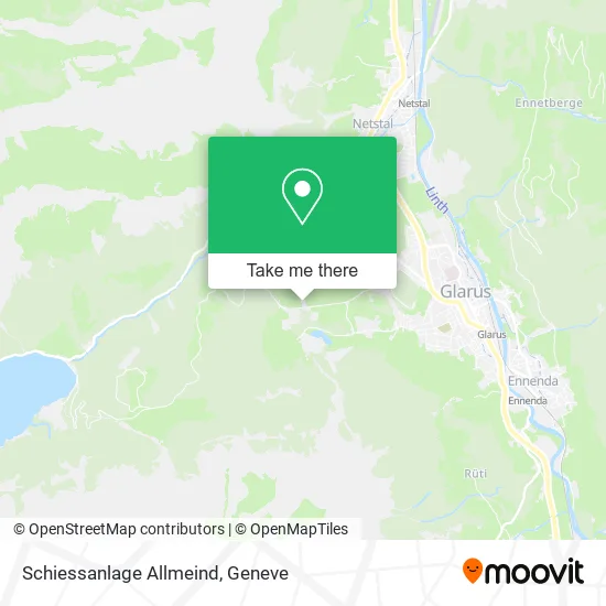 Schiessanlage Allmeind map