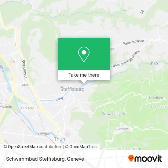 Schwimmbad Steffisburg map