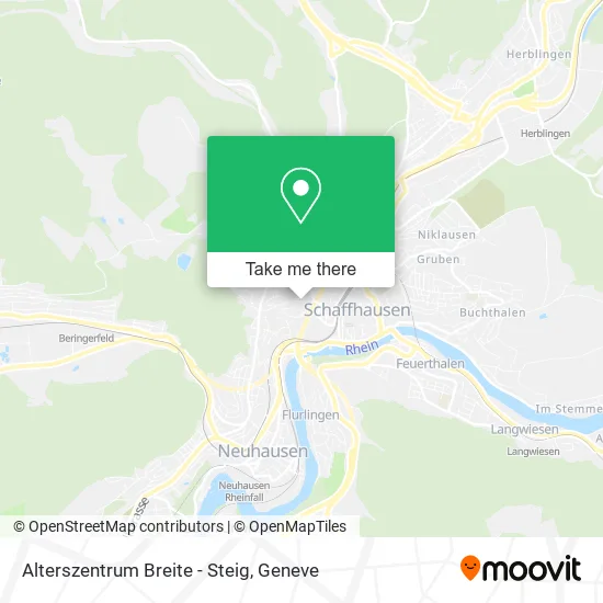 Alterszentrum Breite - Steig map
