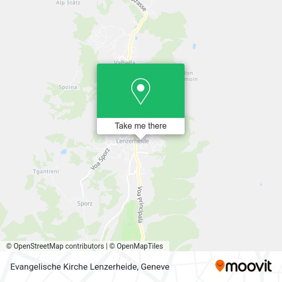 Evangelische Kirche Lenzerheide map