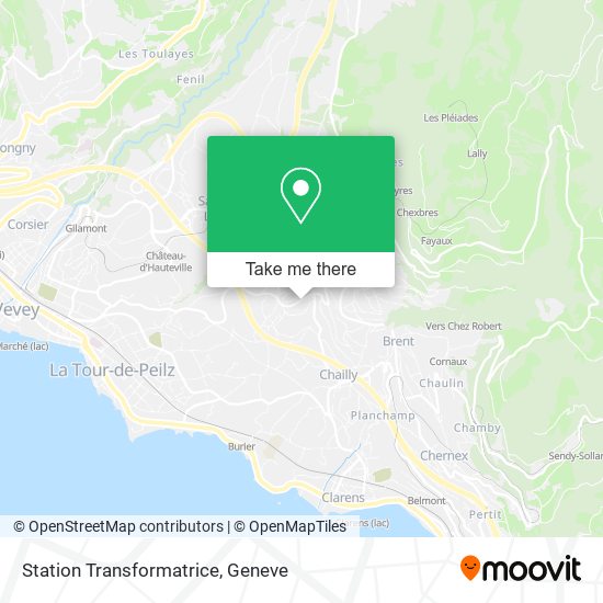 Station Transformatrice map