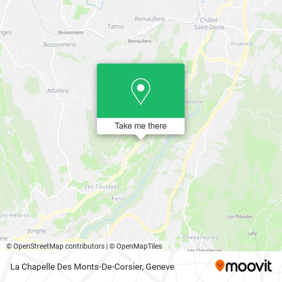 La Chapelle Des Monts-De-Corsier map