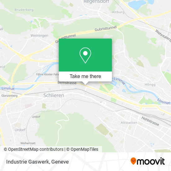 Industrie Gaswerk map