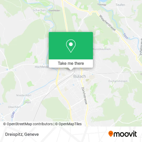 Dreispitz map
