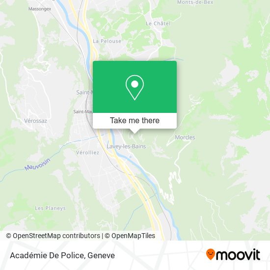 Académie De Police map
