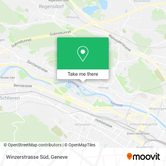 Winzerstrasse Süd map