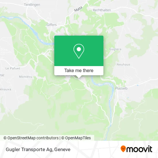 Gugler Transporte Ag map