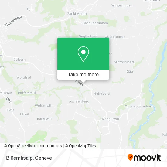 Blüemlisalp map