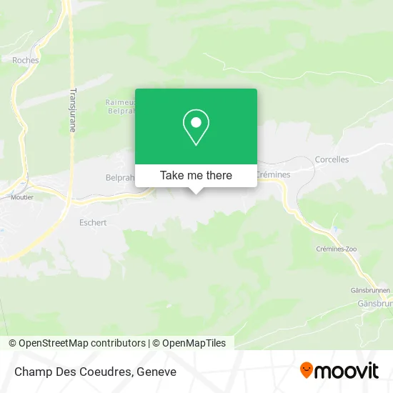 Champ Des Coeudres map