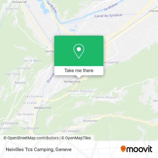 Neivilles Tcs Camping map