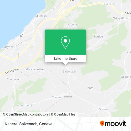 Käserei Salvenach map