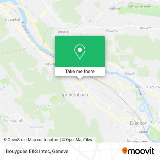 Bouygues E&S Intec map