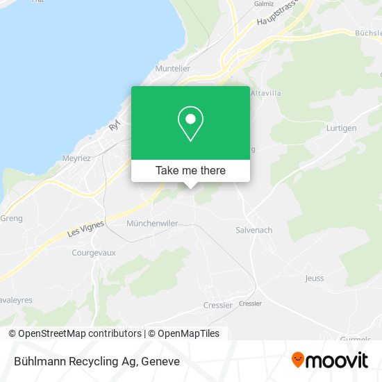 Bühlmann Recycling Ag map