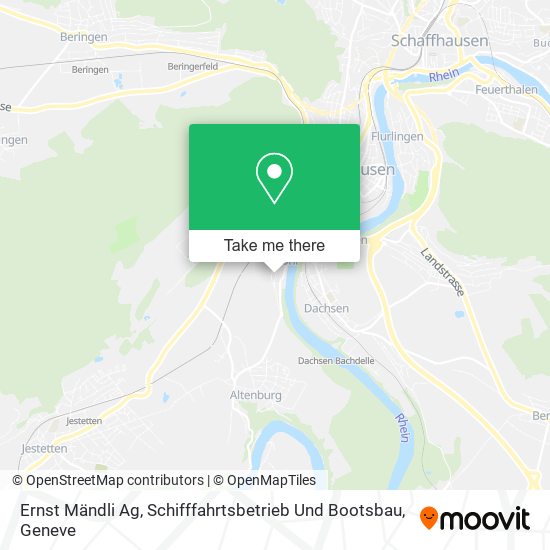 Ernst Mändli Ag, Schifffahrtsbetrieb Und Bootsbau map