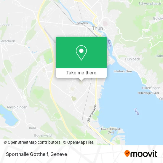 Sporthalle Gotthelf map