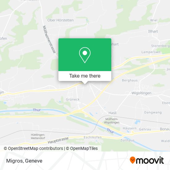 Migros map