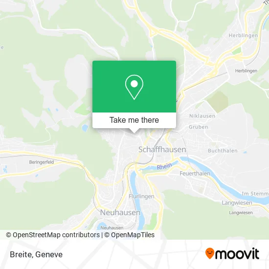 Breite map