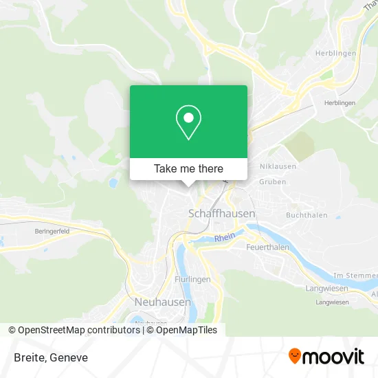 Breite map