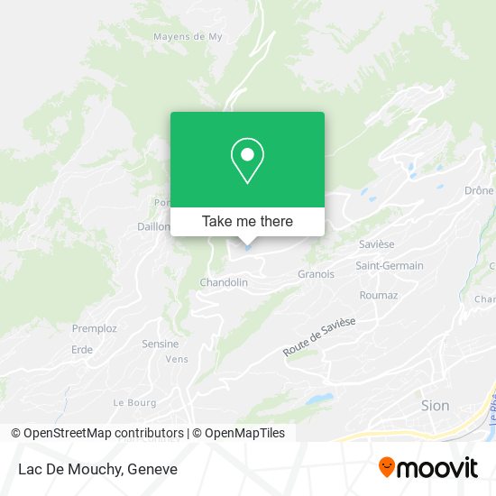 Lac De Mouchy map