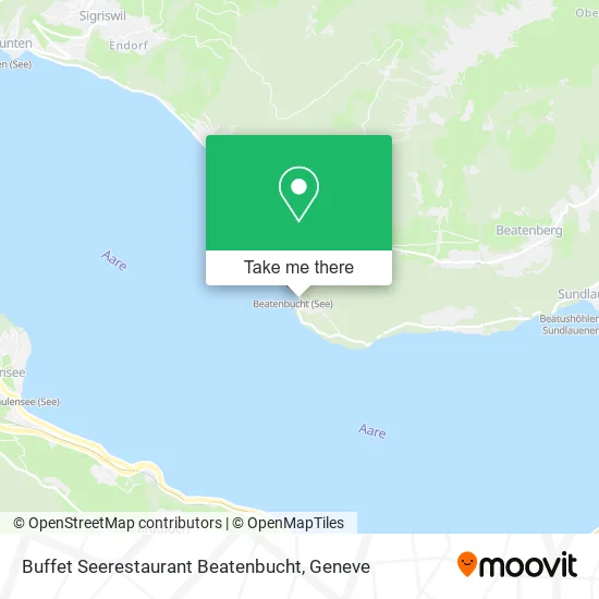 Buffet Seerestaurant Beatenbucht map