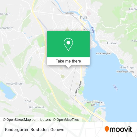 Kindergarten Bostuden map
