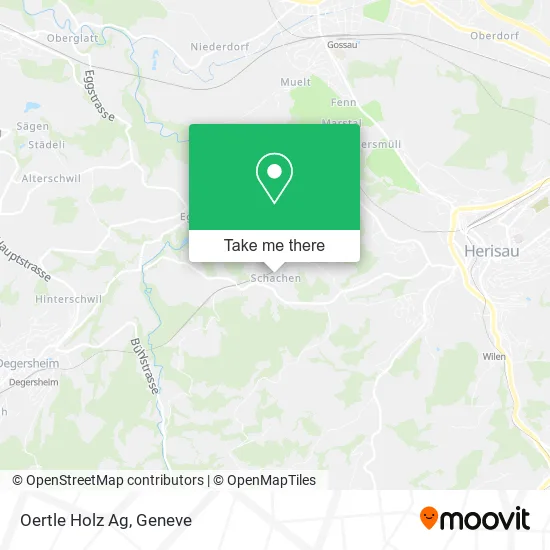 Oertle Holz Ag map