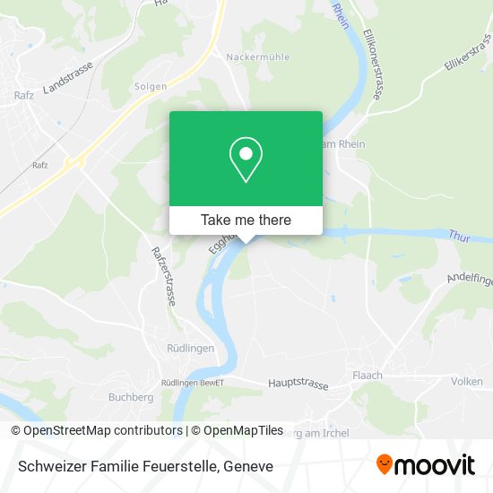 Schweizer Familie Feuerstelle map