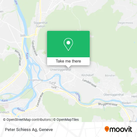 Peter Schiess Ag map