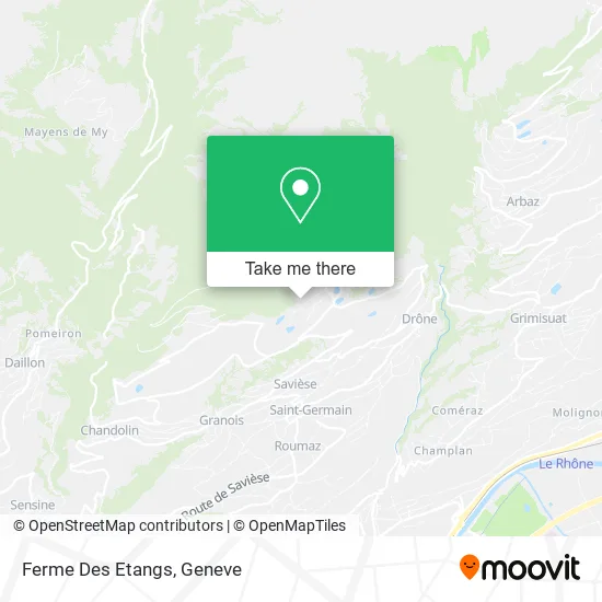 Ferme Des Etangs map