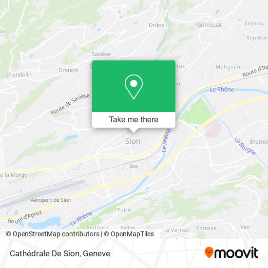 Cathédrale De Sion map