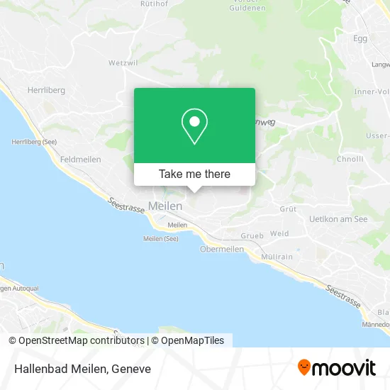 Hallenbad Meilen map