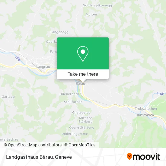Landgasthaus Bärau map